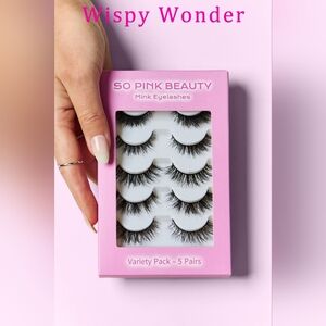 So Pink Beauty Mink Eyelashes Variety Pack - Black